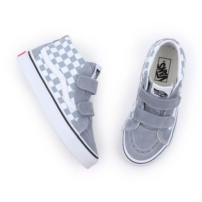 Kids Sk8-Mid Reissue Color Theory Checkerboard