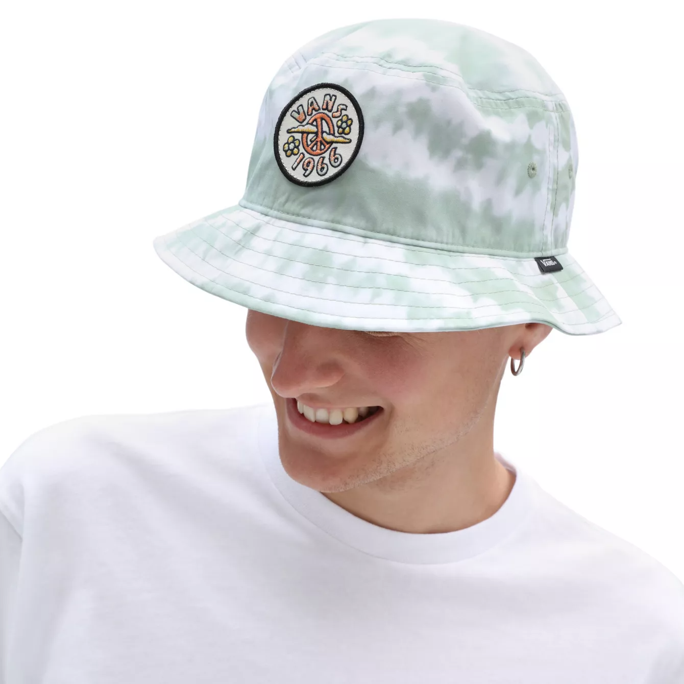 Peace Of Mind Undertone II Bucket Hat Green White