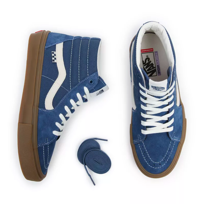 Sk8-Hi Suede Gum Dark Denim